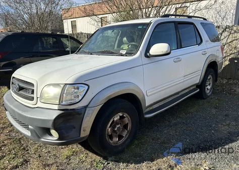 2002 Toyota Sequoia Sr5 V8 from USA, damaged, VIN 5TDZT34A82S090937